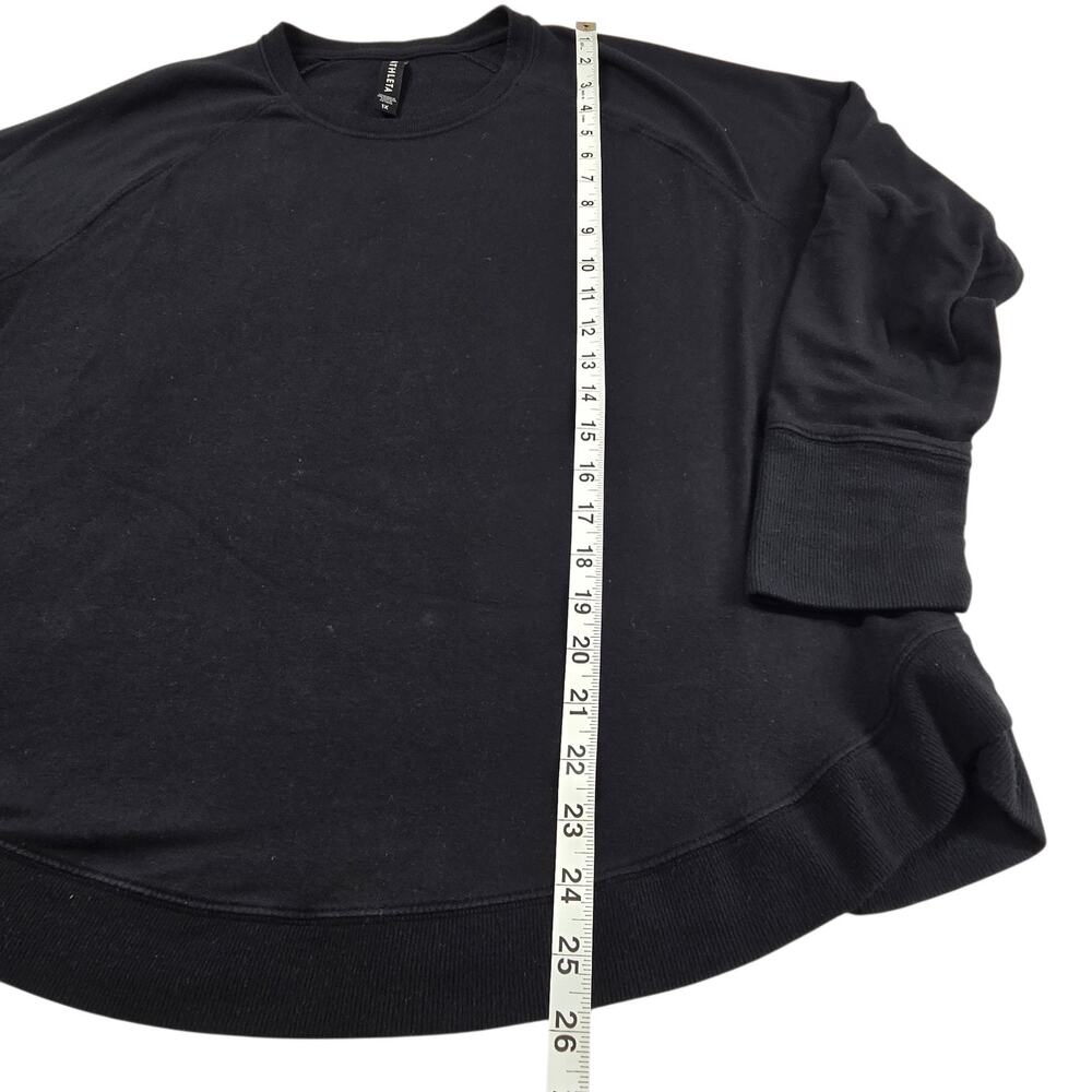 Athleta Mindset Sweatshirt Size 1X Black Soft Nirvana Knit #472751 - Picture 9 of 10